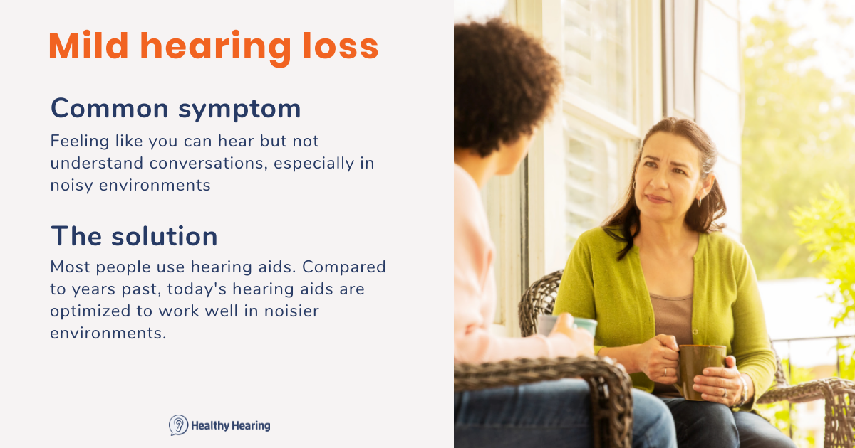 What is mild hearing loss?